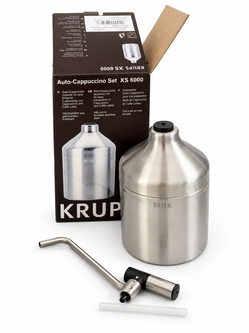 Krups Stainless Steel Milk Frother - Silver